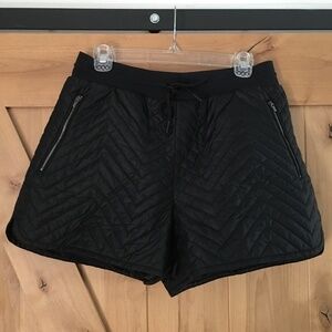 ATHLETA Quilted Shorts Black Size 6